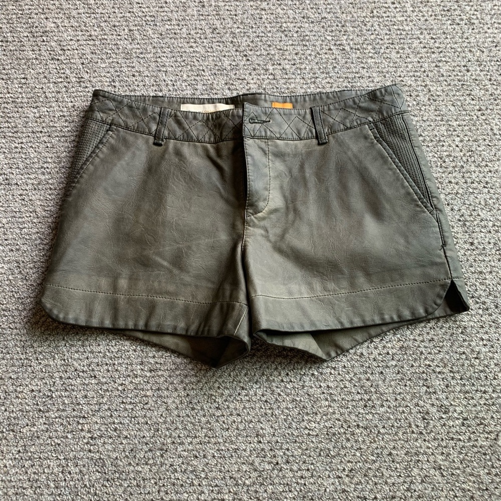 Pilcro and the letterpress “leather” shorts NWOT